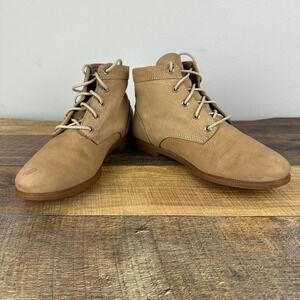 Kodiak Women's Low-Rider Original Tan Leather Ankle Boots Size 7 US 37.5‎ EU